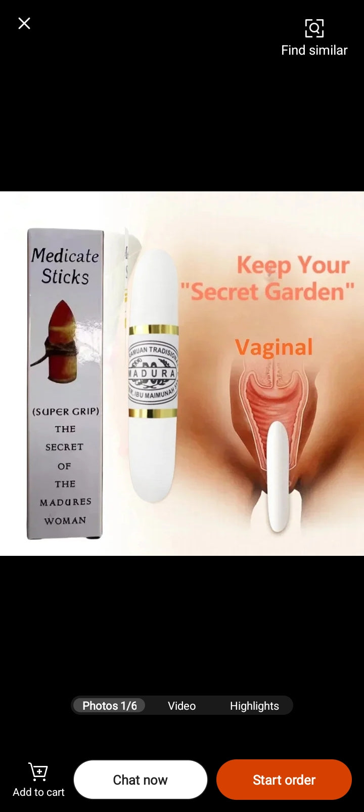 NATURAL VAGINA TEGHTINING STICK
