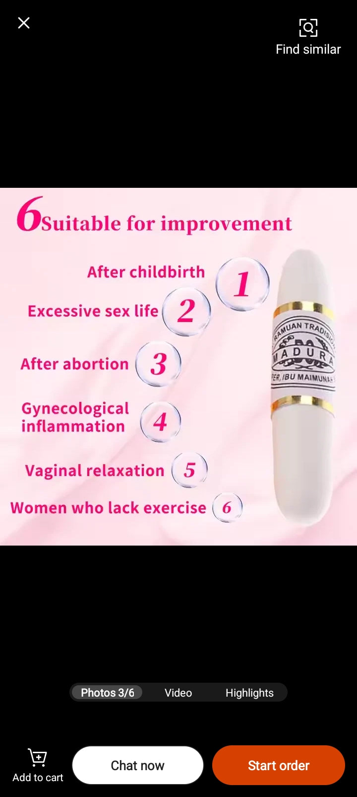 NATURAL VAGINA TEGHTINING STICK